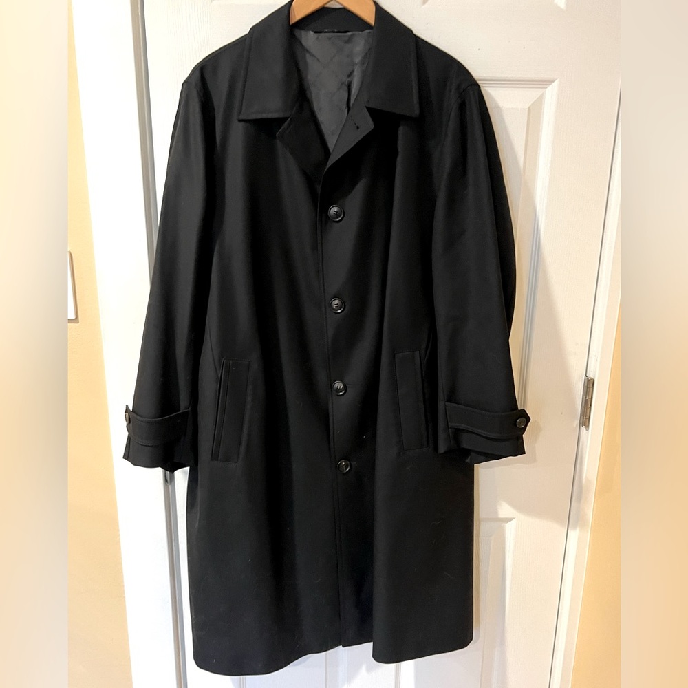 Brioni Jacket & Coats, 100% wool, Black, Size Large
